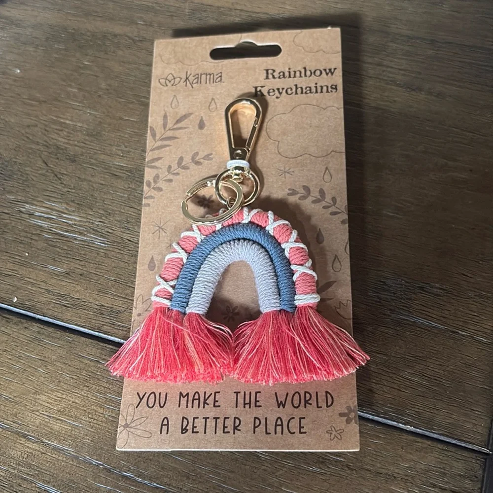 Karma Women’s Rainbow Keychain - Picture 1 of 1